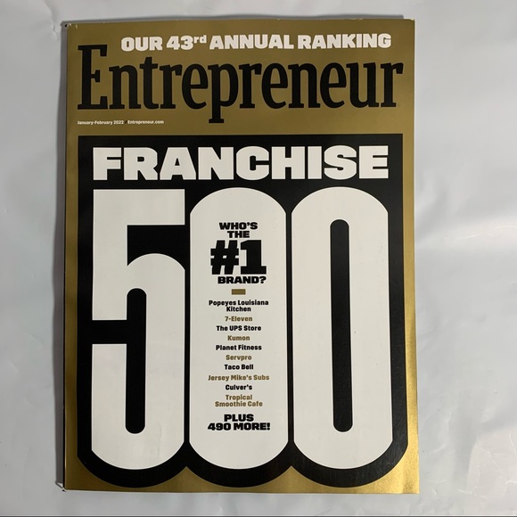Entrepreneur Magazine January 2022 Jimmy Fallon Franchise 500 Truth About 2022 - Picture 2 of 4